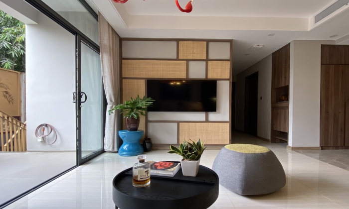 Beautiful Decoration Two Bedroom Luxone Apartment For Rent in Le Van Mien Thao Dien Thu Duc City